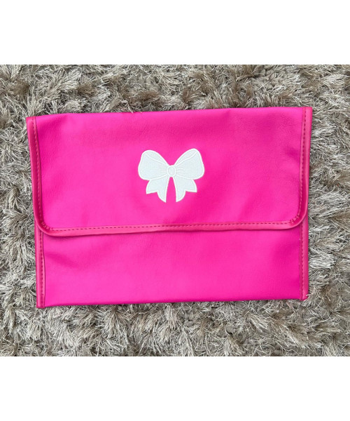 PORTA EXAMES - Pink laço